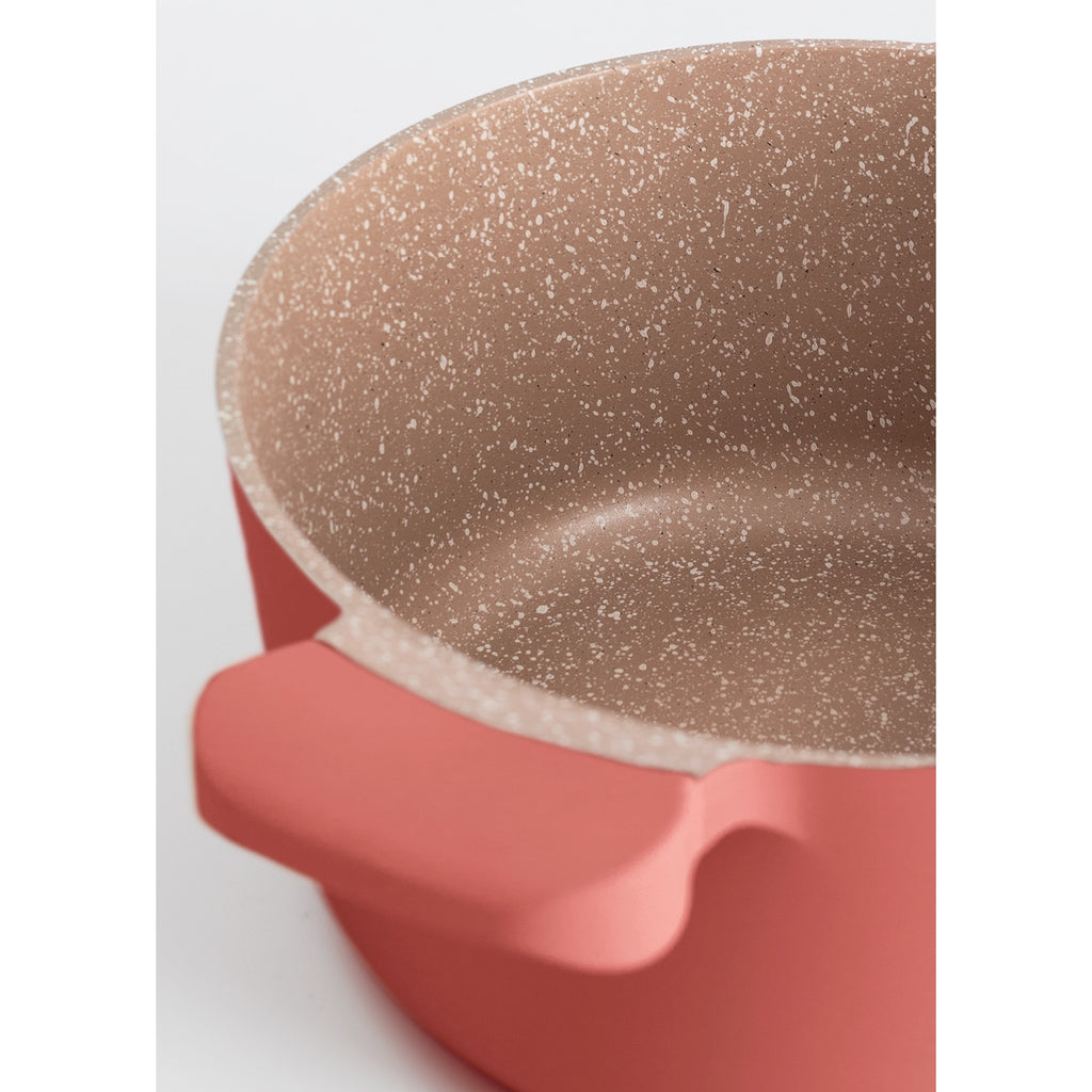 Pot Studio - Cast Aluminium Casserole with Bakelite Handles - 20cm - Terracotta & Copper