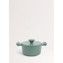Pot Studio - Casserole En Fonte D'Aluminium Avec Poignées En Bakélite - 24Cm - Vert Sauge & Cuivre