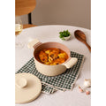 Studio Pot - Cast Aluminium Saucepan with Bakelite Handles - 24cm - Sand & Copper