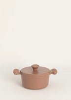 Pot Studio - Pot En Fonte D'Aluminium Avec Revêtement Céramique - 20cm - Moka