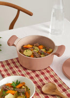 Pot Studio - Pot En Fonte D'Aluminium Avec Revêtement Céramique - 24cm - Moka