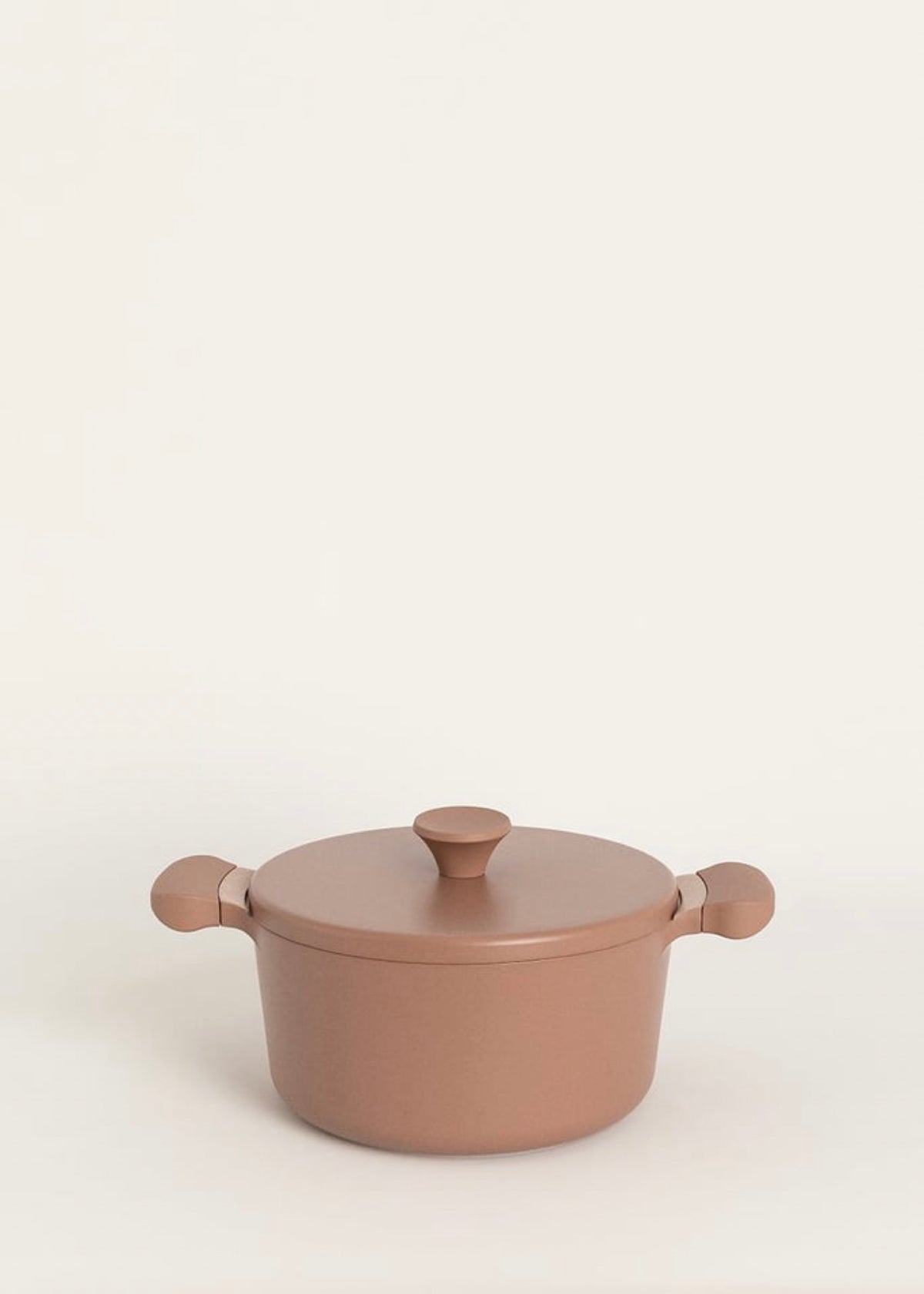 Pot Studio - Pot En Fonte D'Aluminium Avec Revêtement Céramique - 24cm - Moka