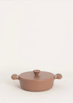Pot Studio - Olla de aluminio fundido con revestimiento cerámico - 26 cm - Moka