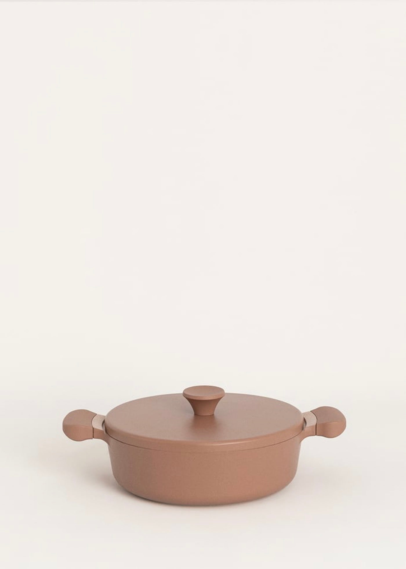 Pot Studio - Olla de aluminio fundido con revestimiento cerámico - 26 cm - Moka