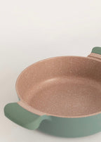 Pot Studio - Cast Aluminium Pot with Ceramic Coating - 26cm - Sage