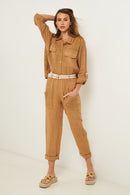 Pantalón - Camel - Mujer