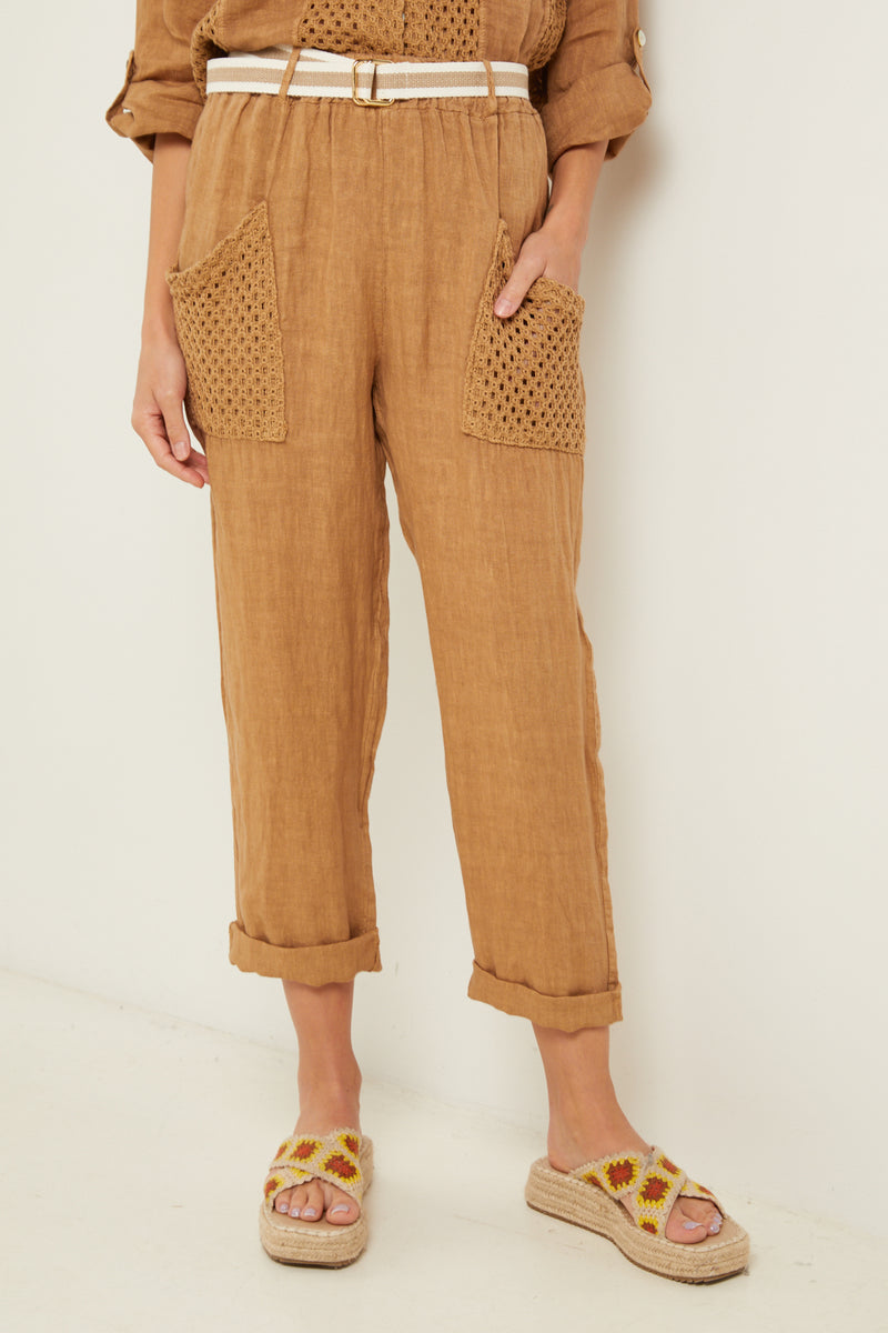 Pantalón - Camel - Mujer