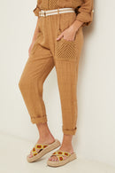 Pantalón - Camel - Mujer