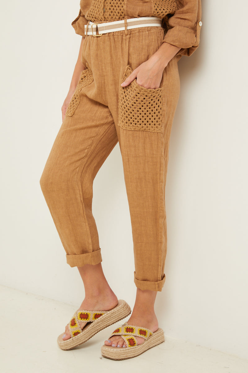 Pantalón - Camel - Mujer