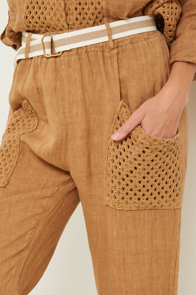 Pantalón - Camel - Mujer