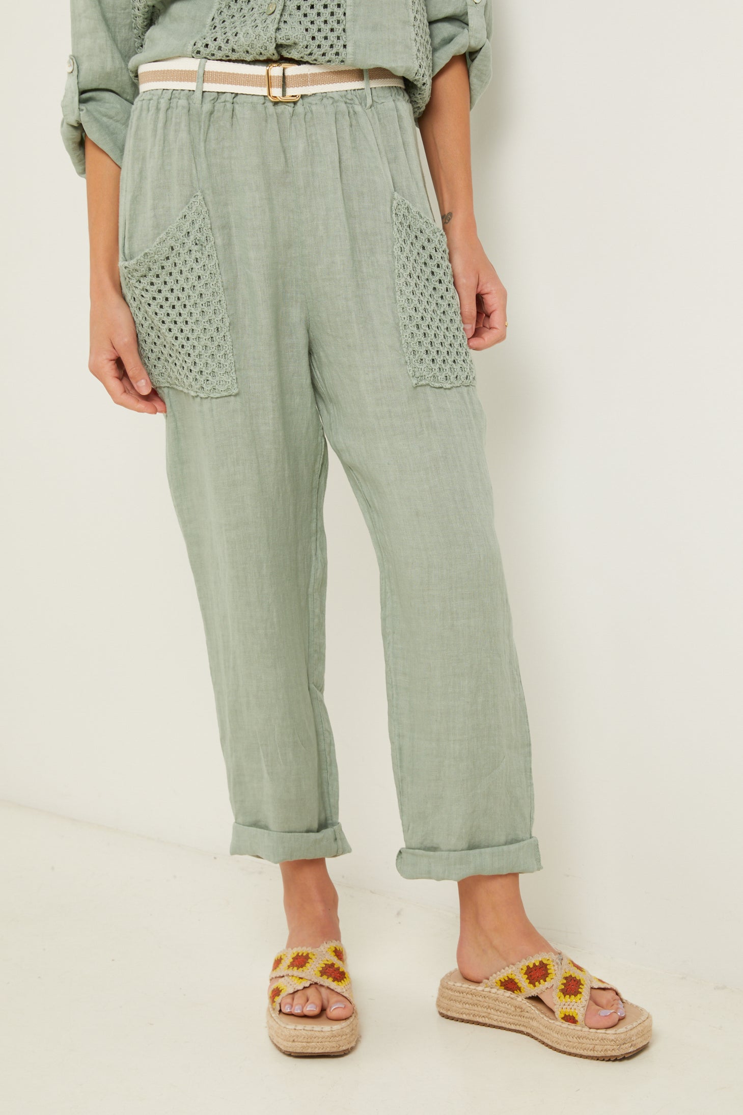 Pantalon - Vert Aqua - Femme