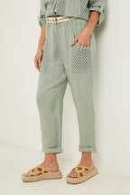 Pantalon - Vert Aqua - Femme