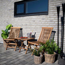Lot De 2 Chaises De Jardin En Teck - Naturel