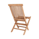 Lot De 2 Chaises De Jardin En Teck - Naturel