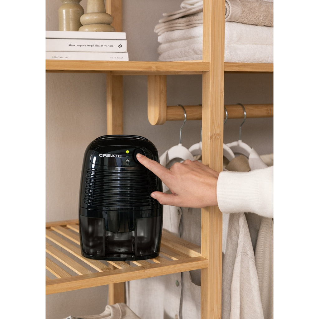 Dryzone - Mini Déshumidificateur 500 Ml - Noir