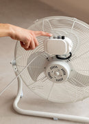 Air Floor Retro - Industrial Floor Fan - 16" - Off-White