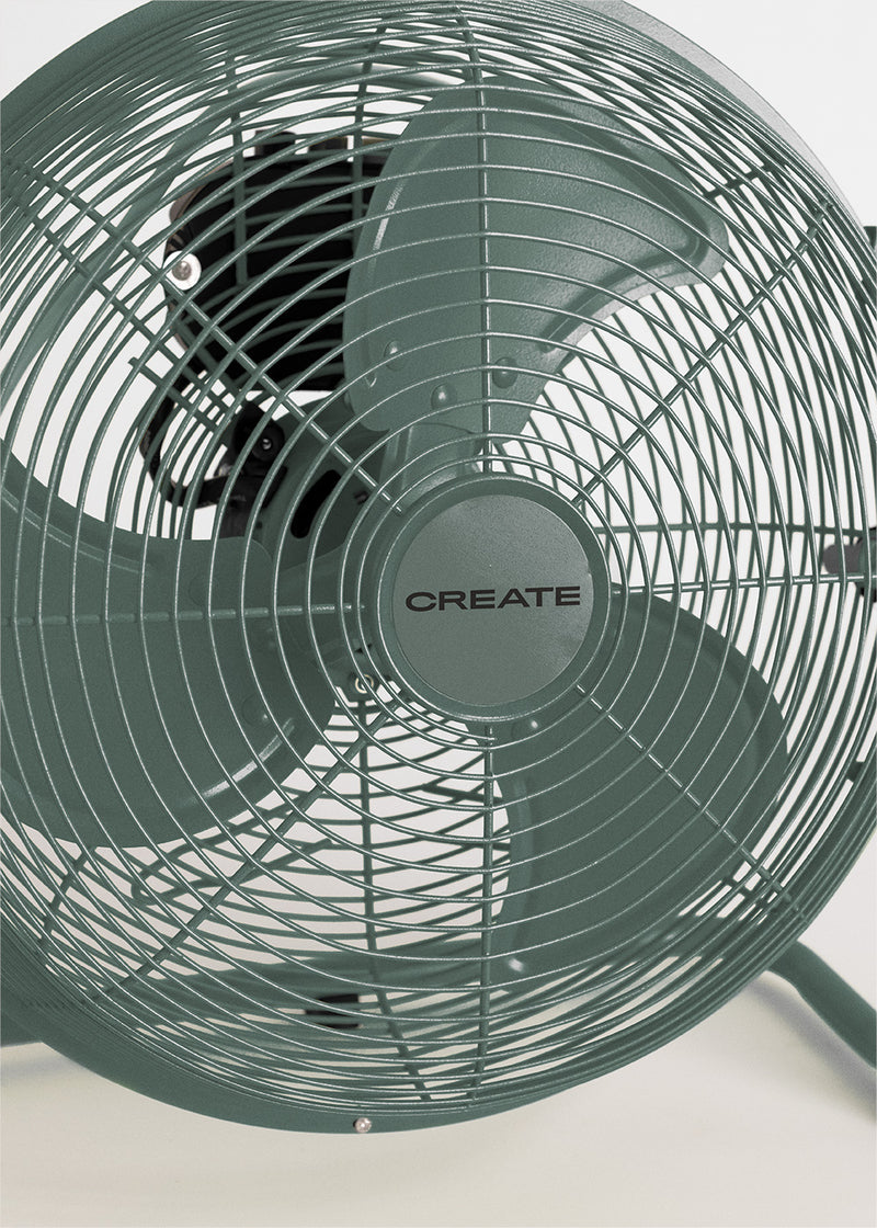 Air Floor Retro - Industrial Floor Fan - 16" - Sage Green