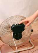 Air Floor Retro - Industrial Fan - 12" - Sand