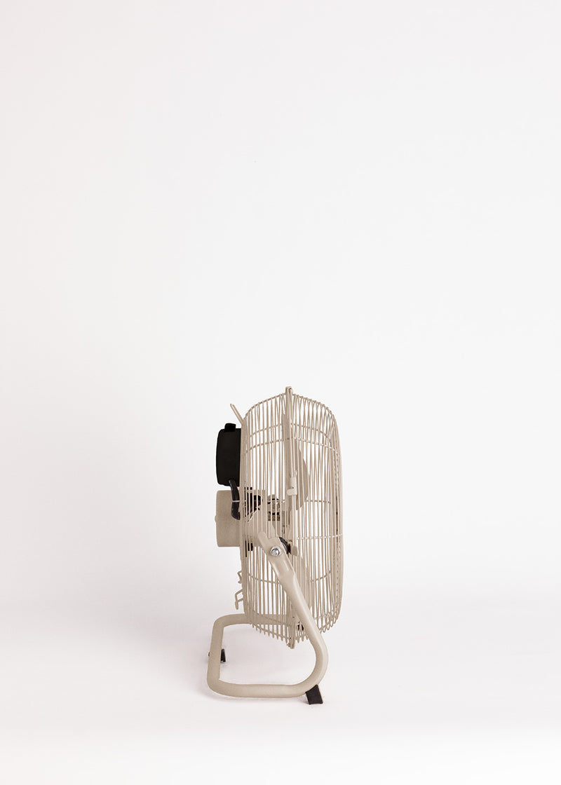 Air Floor Retro - Industrial Fan - 12" - Sand