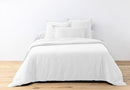 Parure De Lit - 2 Pièces - 100% Coton 57 Fils - Blanc