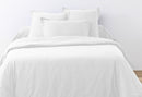 Parure De Lit - 2 Pièces - 100% Coton 57 Fils - Blanc