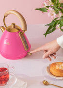 Kettle Retro - Bouilloire Électrique - 1L - Barbie Rose