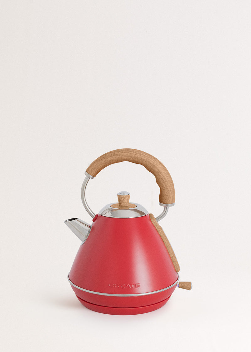 Kettle Retro - Bouilloire électrique - 1L - Rouge