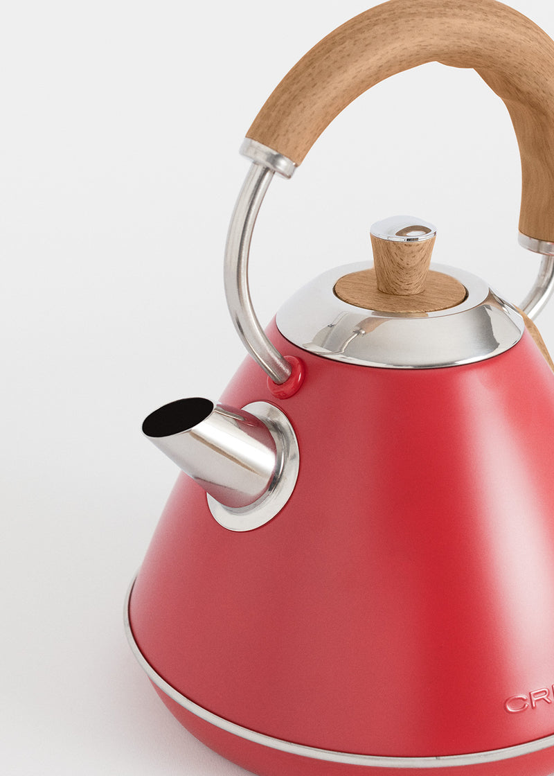 Kettle Retro - Bouilloire électrique - 1L - Rouge