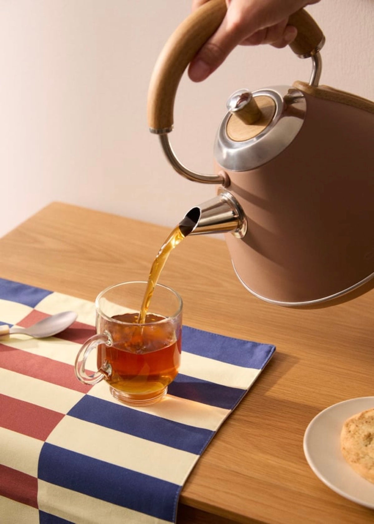 Kettle Retro - Bouilloire Électrique - 1L - Moka