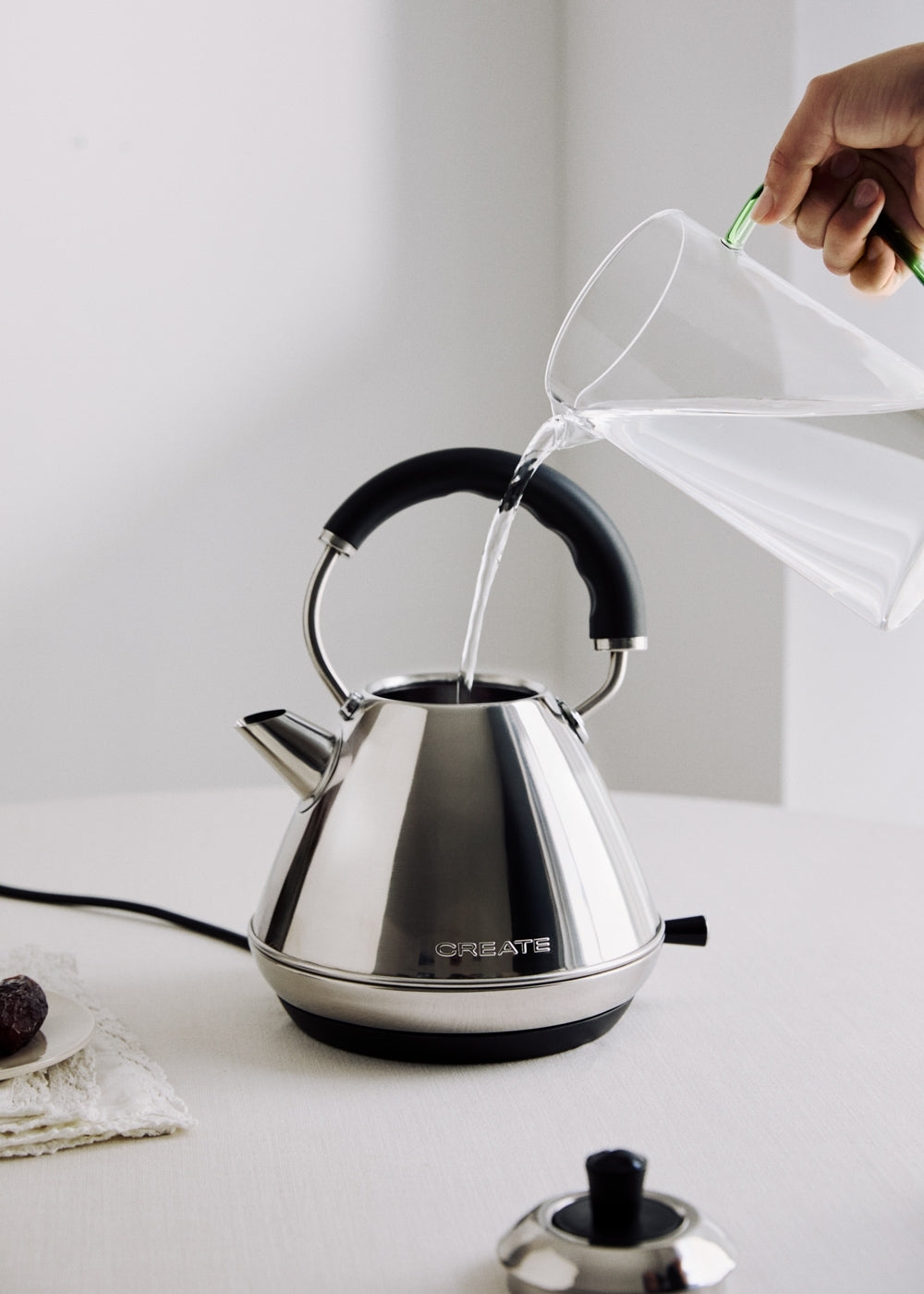 Kettle Retro - Bouilloire Électrique - 1L - Chromé
