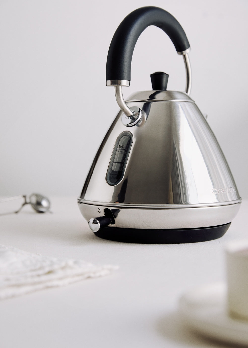 Kettle Retro - Bouilloire Électrique - 1L - Chromé