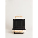 Stone Studio Double - Sandwichera, parrilla y gofrera con platos intercambiables - Blanco roto
