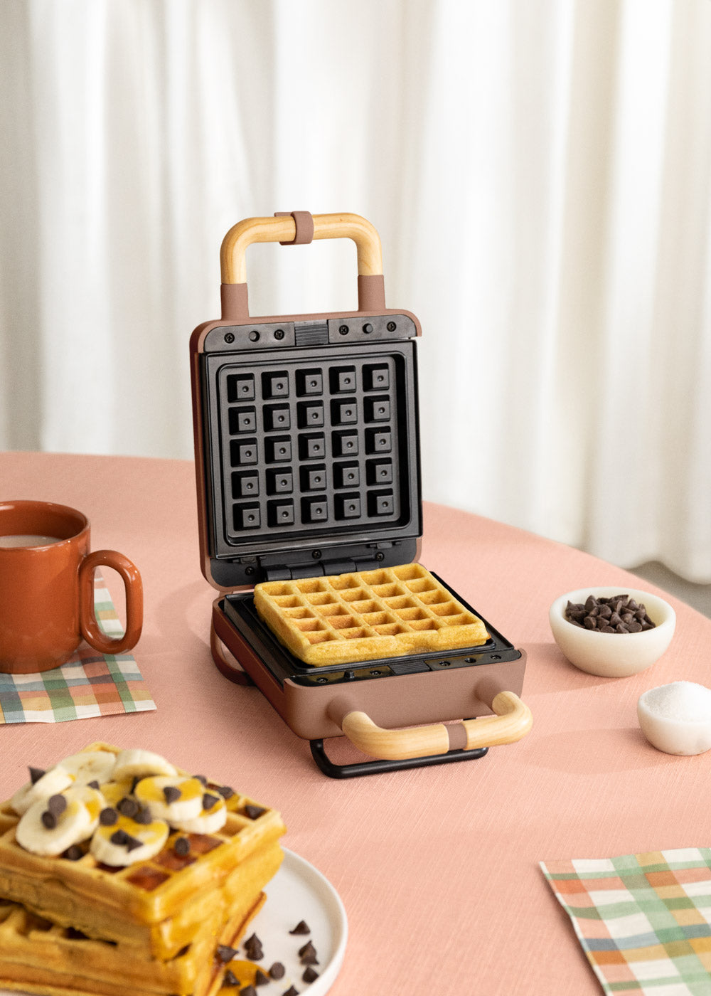 Stone Studio Individuel - Appareil À Croque-Monsieur, Grill & Gaufrier À Plaques Interchangeables - Moca - Individuel