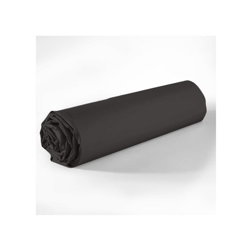Sábana Bajera - 100% Algodón 57 Hilos - Gris Oscuro