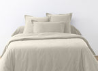 Bedding Set (Duvet Cover + Pillowcases) - 100% Cotton 57 Threads - Ivory