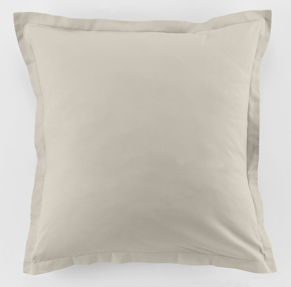 Bedding Set (Duvet Cover + Pillowcases) - 100% Cotton 57 Threads - Ivory