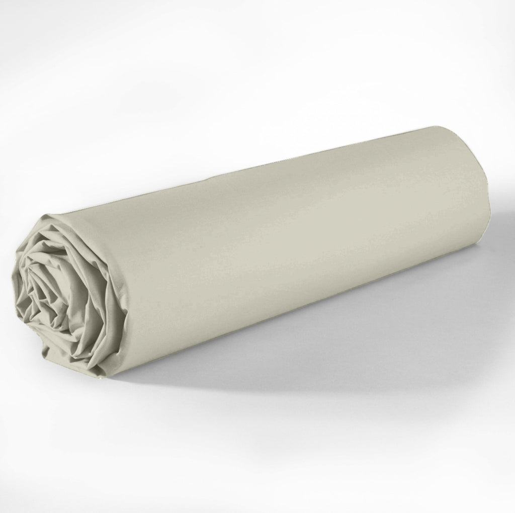 Fitted Sheet - 100% Cotton 57 Threads - Ivory
