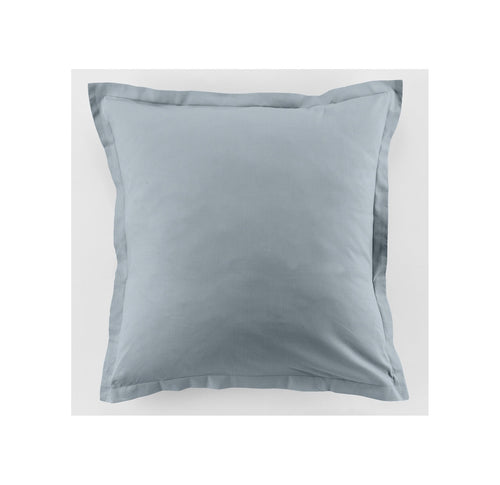 Lot De 2 Taies D'Oreiller - 100% Coton 57 Fils - Bleu Polaire