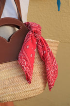 Foulard bandana rouge