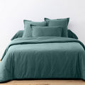 Bedding Set - 3 Pieces - 100% Cotton 140 Thread Count - Teal