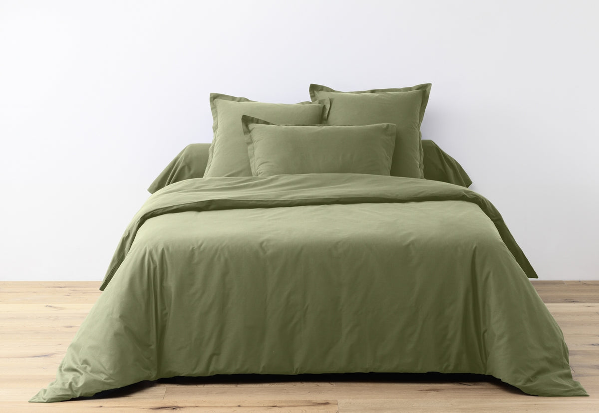 Bedding Set (Duvet Cover + Pillowcases) - 100% Cotton 57 Threads - Verbena