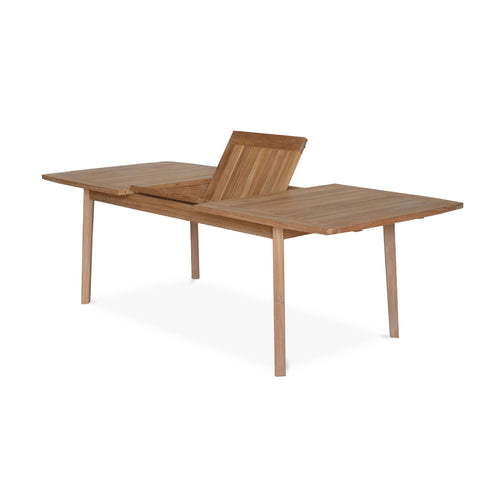 Gardena - Table De Jardin Extensible En Teck - Naturel