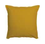 Set of 2 Pillowcases - 100% Cotton 57 Threads - Saffron Yellow