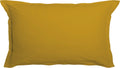 Set of 2 Pillowcases - 100% Cotton 57 Threads - Saffron Yellow