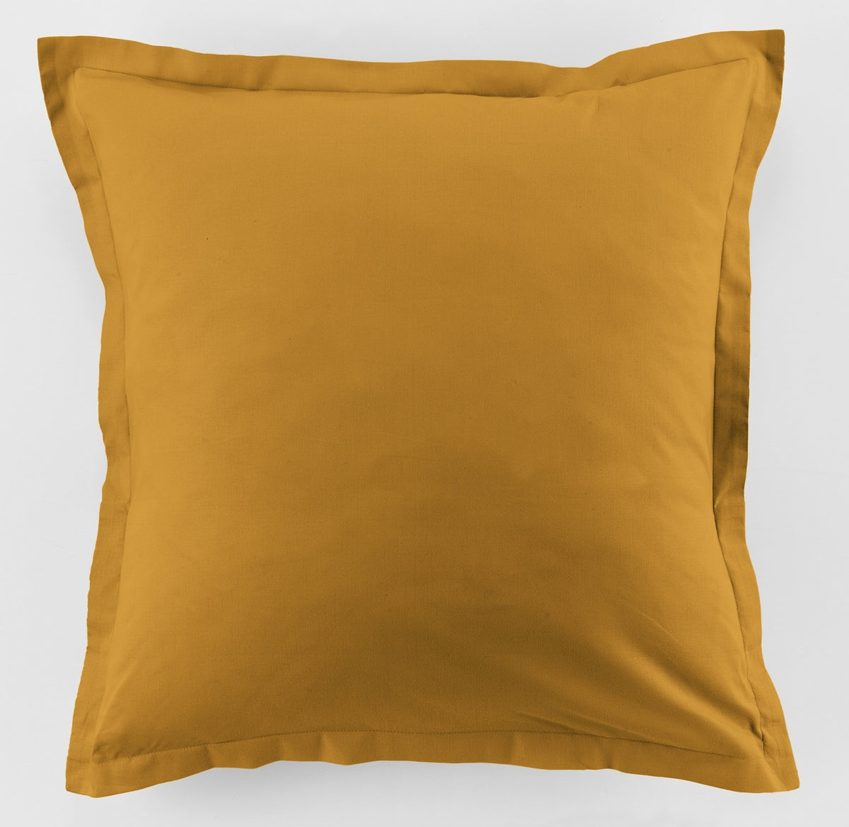 Bedding Set (Duvet Cover + Pillowcases) - 100% Cotton 57 Threads - Saffron Yellow
