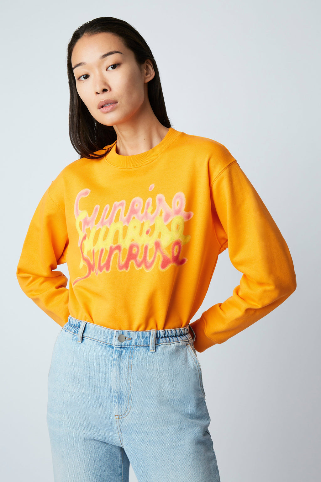 SWEATSHIRT LOUIS SUNRISE MANDARINE