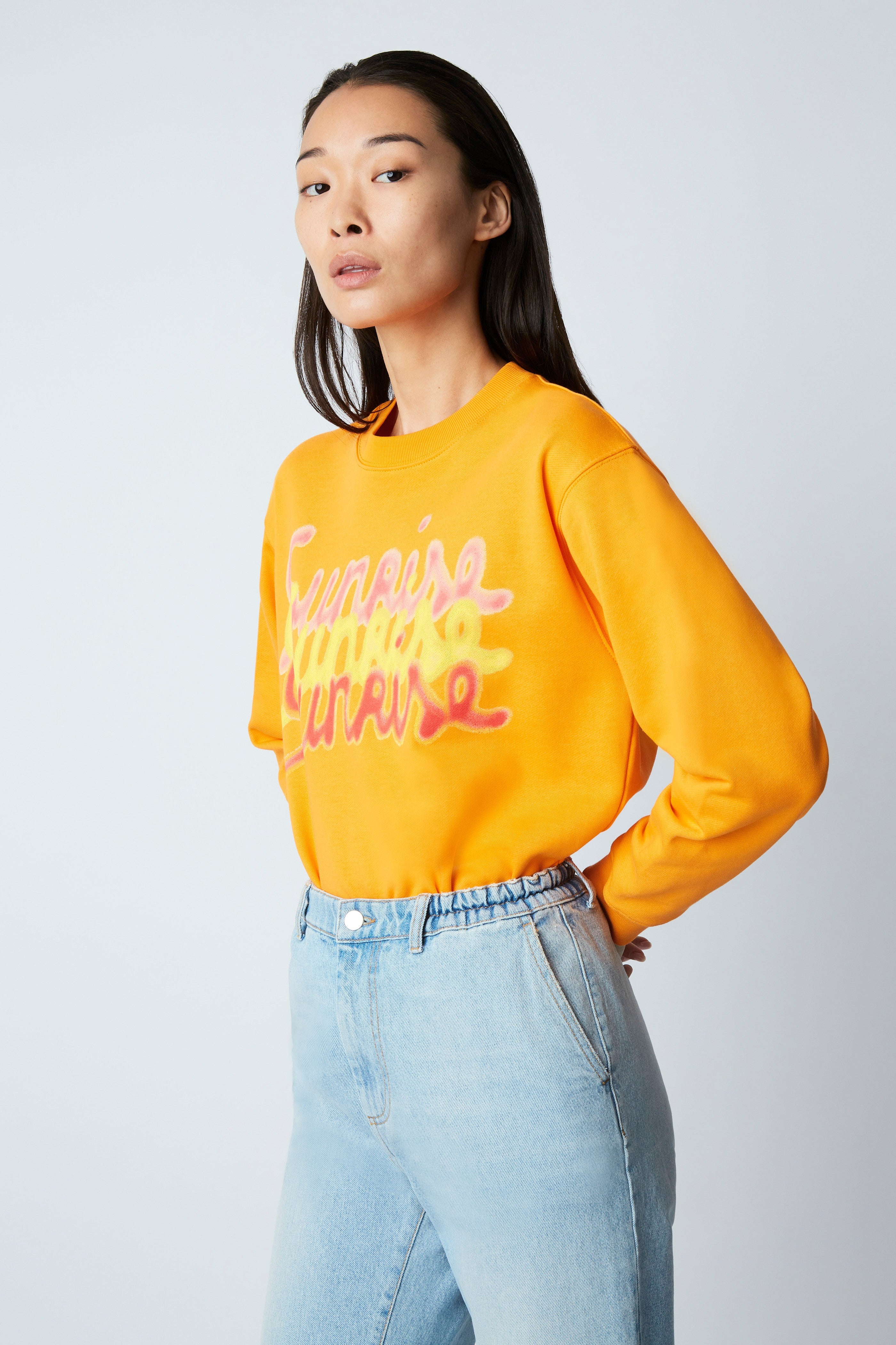 SWEATSHIRT LOUIS SUNRISE MANDARINE