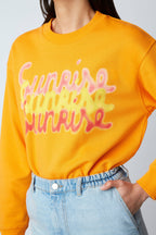 SWEATSHIRT LOUIS SUNRISE MANDARINE