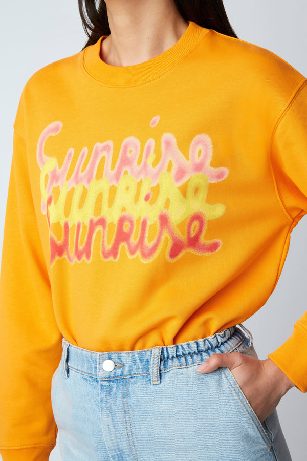 SWEATSHIRT LOUIS SUNRISE MANDARINE