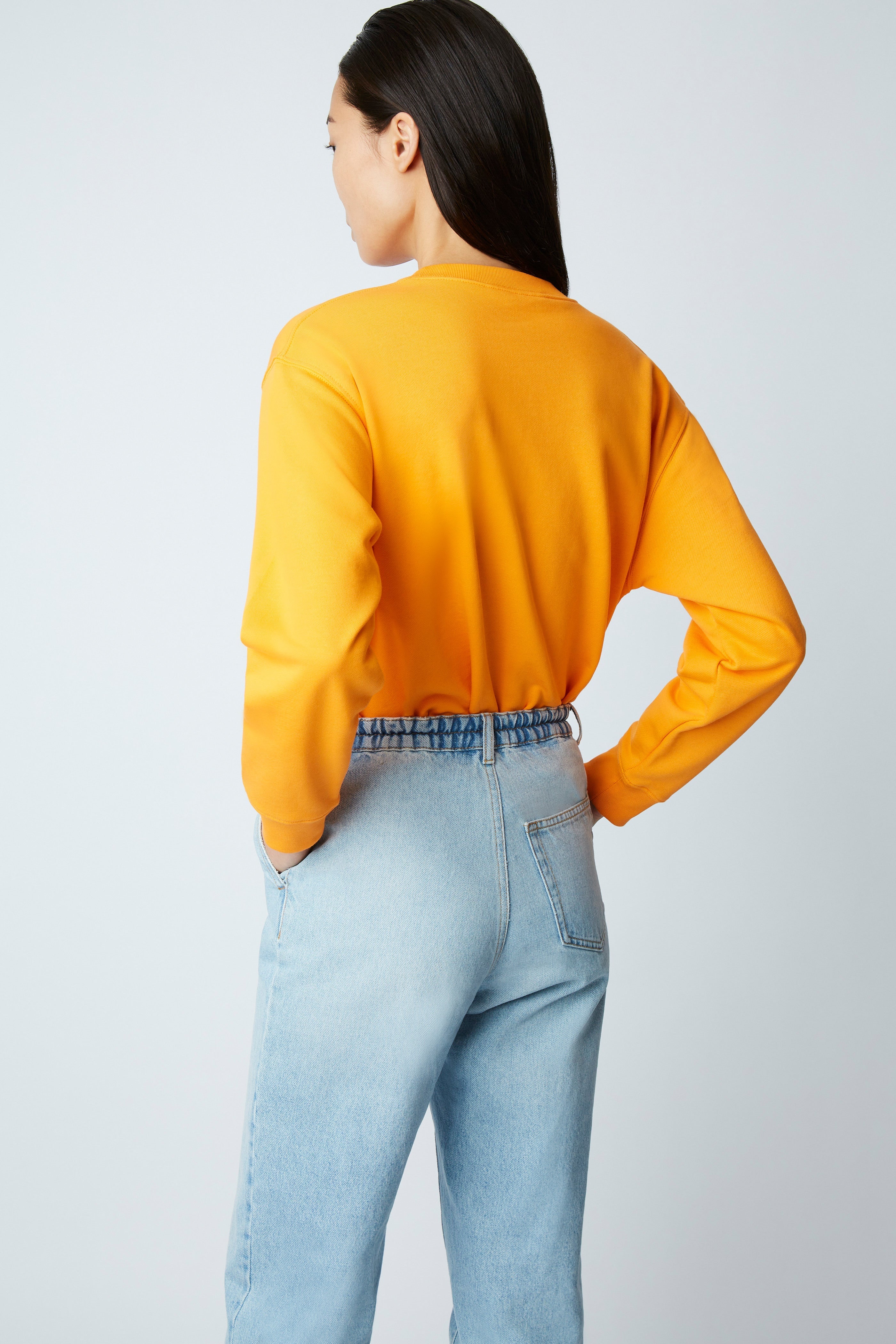 SWEATSHIRT LOUIS SUNRISE MANDARINE